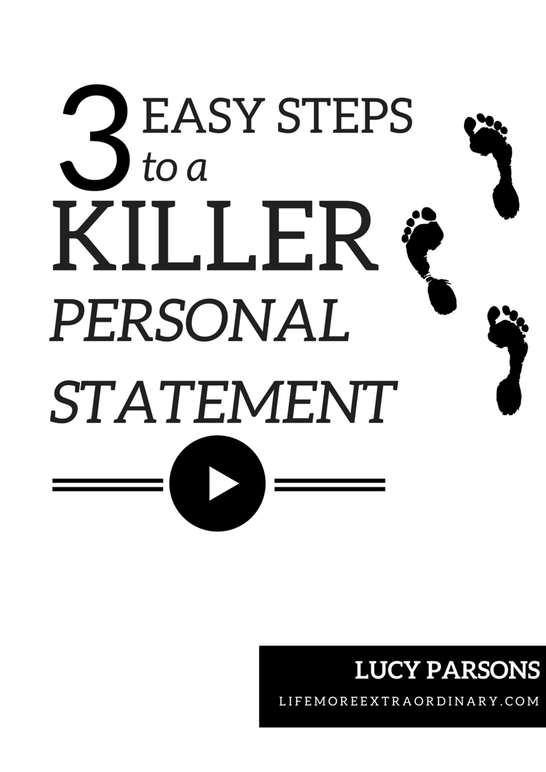 help writing your personal statement