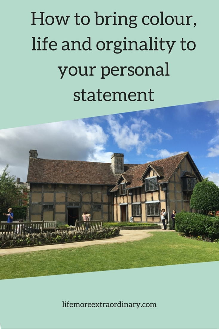 When an admissions tutor reads your personal statement you want them to sit up and take notice. You can do this by writing about your real-life experiences and insights.