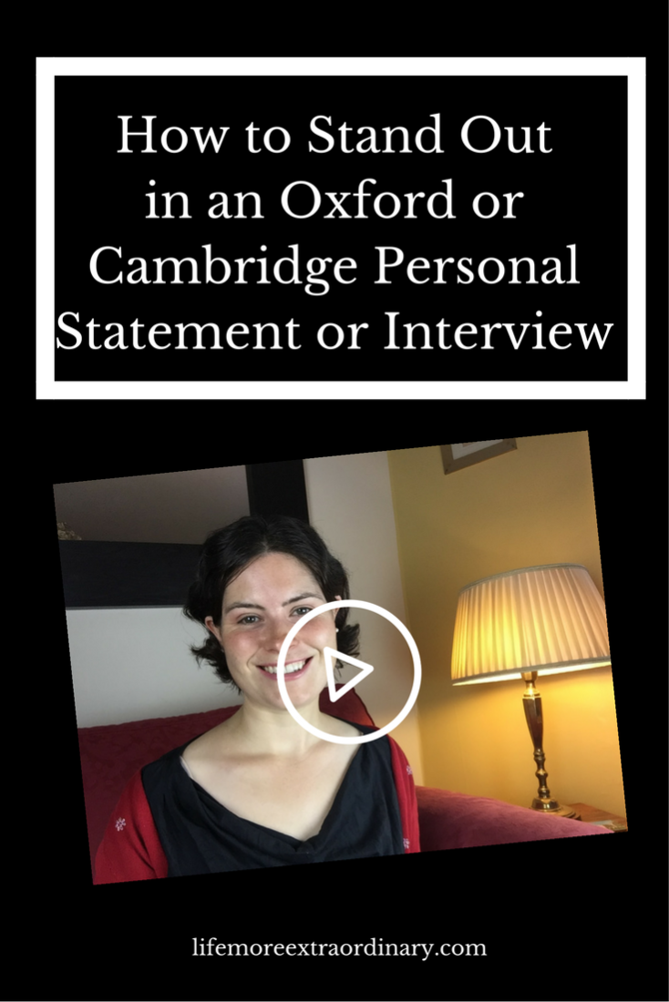 If you're applying to Oxbridge and wondering how you're going to stand out from all the other candidates I've got the answer for you in this video. Click & watch