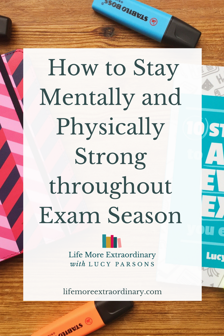 If something goes wrong during exam season it can be really tough to stay on track. It's also really hard if you fall ill and need to take care of yourself when you should be revising. I'm going to give you some top tips on how to stay mentally and physically strong throughout exam season.