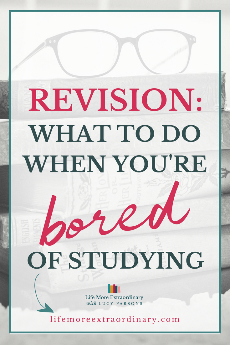 It seems like you've been revising for months. And you're BORED of it. Don't stop now. Find out what to do when you're bored of revision. Learn revision tips and techniques to power you through your A Level and GCSE exams so you get the grades you need. #studyskills #revisiontips #examtips
