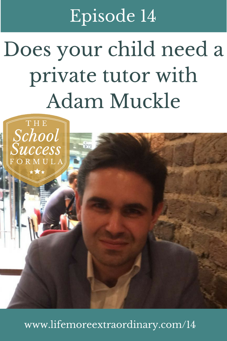Does your child need a private tutor with Adam Muckle | Have you ever considering hiring a private subject tutor for your child? In this episode the President of The Tutors' Association shares his wisdom on how tutoring works and how you know whether your child needs one. #tutoring #education #parenting