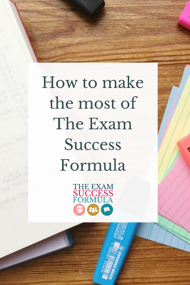 How to make the most of The Exam Success Formula | Thinking of joining The Exam Success Formula? Find out how to make the most of your investment in this blog post.