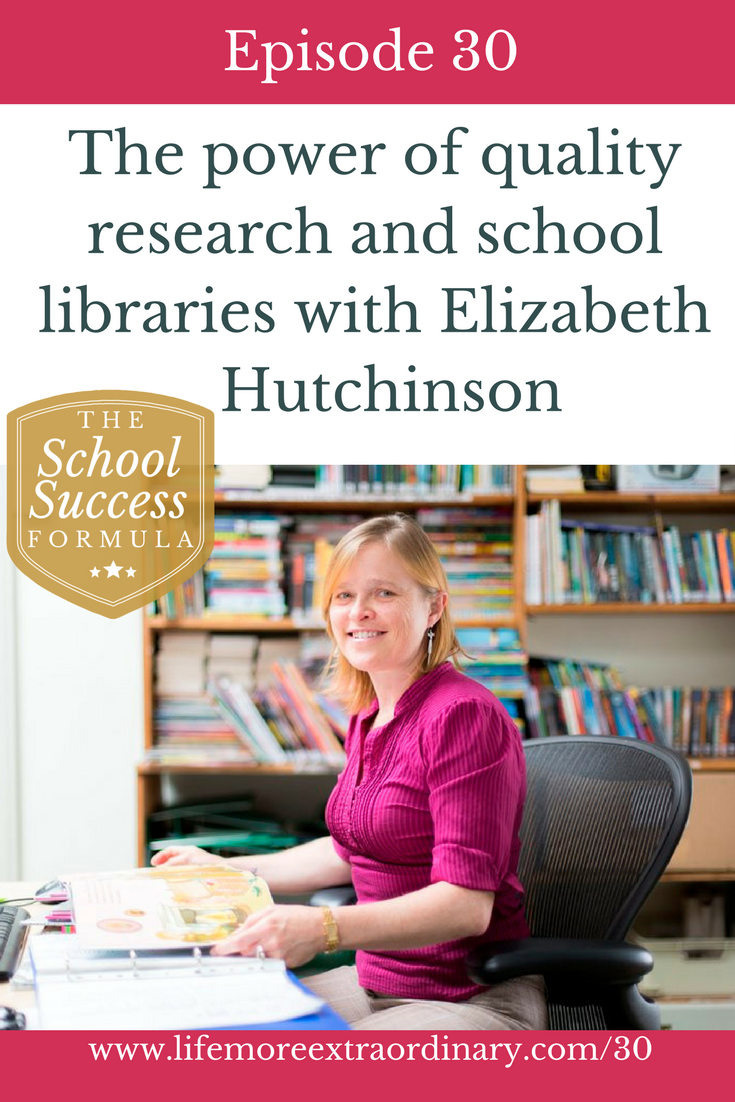The power of quality research and school libraries with Elizabeth Hutchinson | In this episode, we explore how school libraries can improve the quality of your research both online & offline via @Lucy Parsons