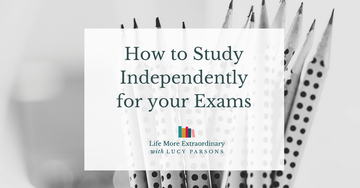 How to study independently for your exams