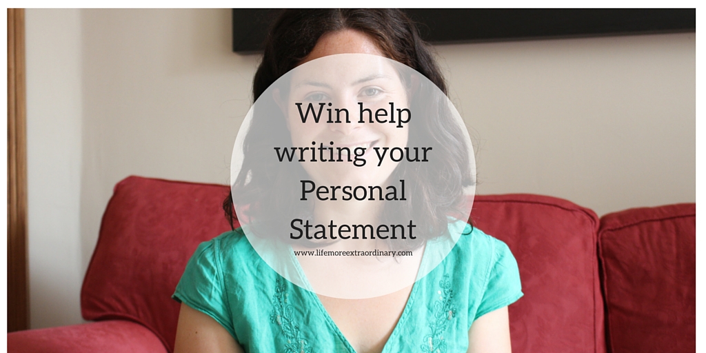 Win help with writing your personal statement for university!