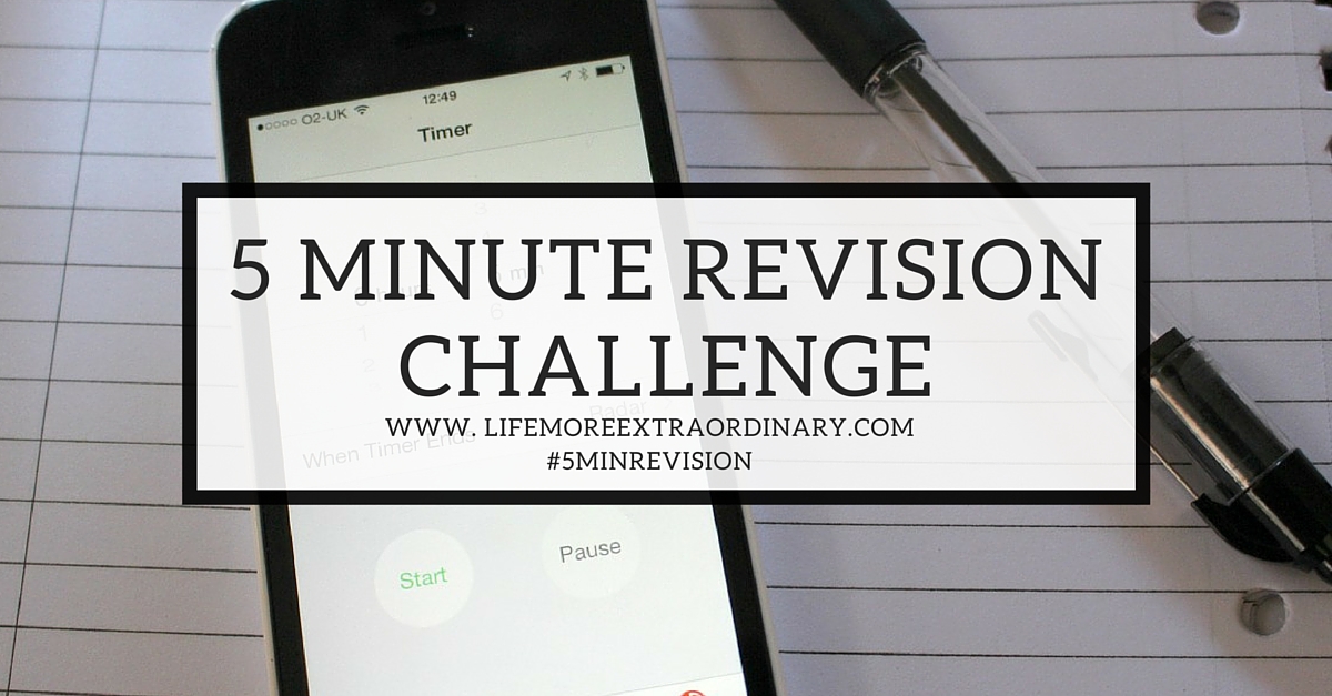 5 Minute Revision Challenge