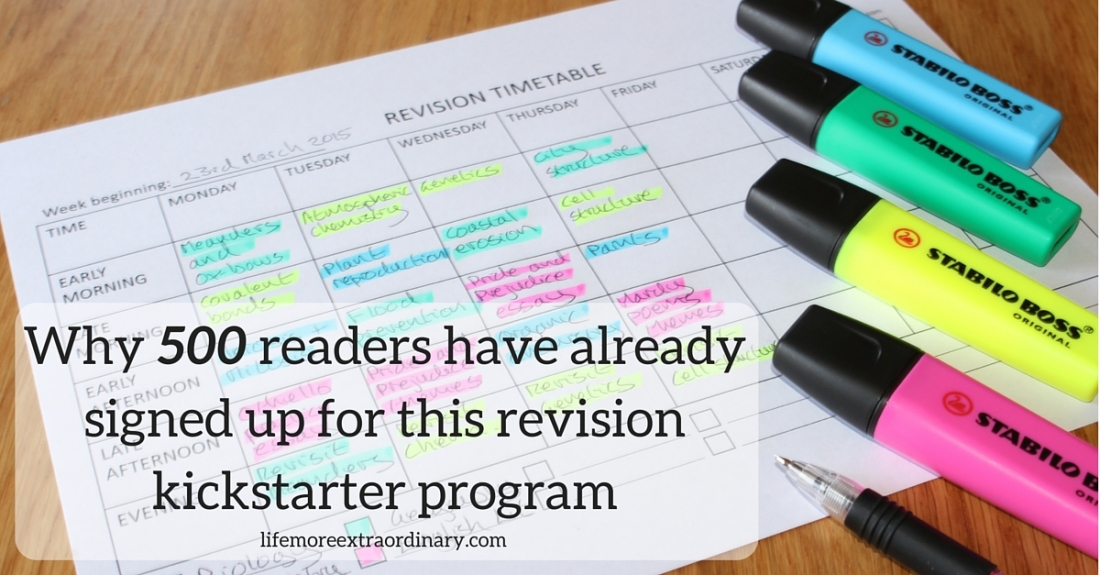 revision planning kickstarter