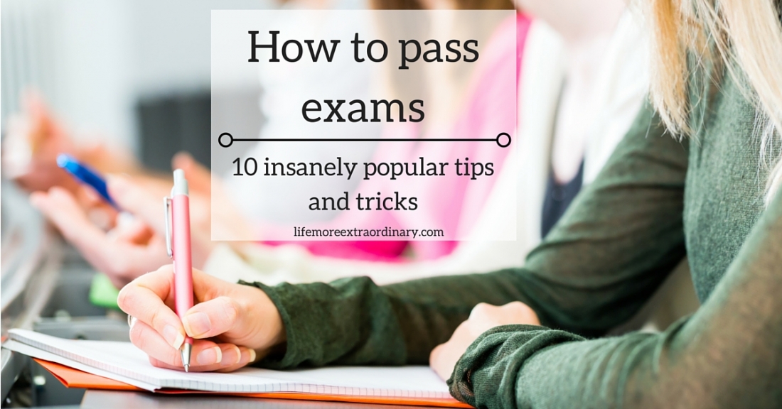 How to pass exams