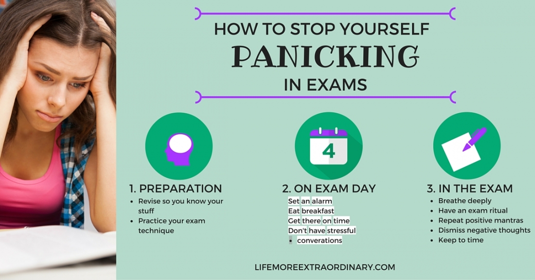 HOW TO STOP YOURSELF PANICKING IN EXAMS