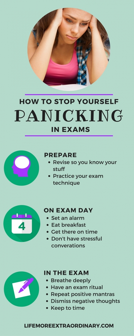 HOW TO STOP YOURSELF PANICKING IN EXAMS