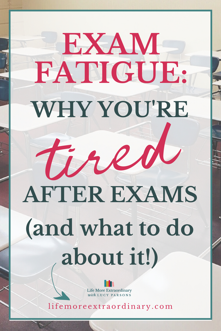 Why you're tired after exams - and what to do about it! Sitting exams can take it's toll on both body and mind, and you can feel as though you're too exhausted to carry on. But, there are ways you can cope with the tiredness so that you can power through! #studyskills #examtips
