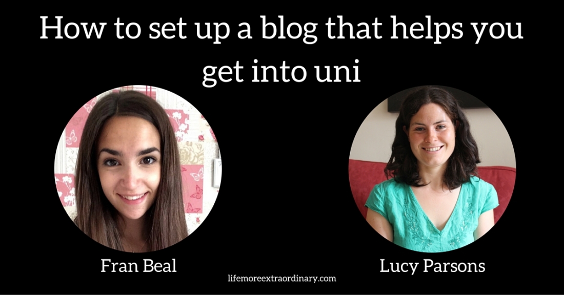 How to set up a blog that helps you get into un