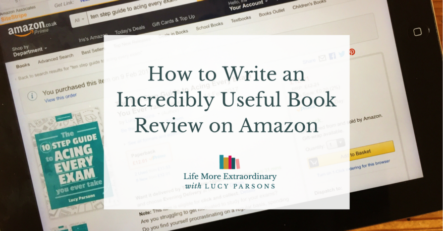 How to leave an incredibly useful book review on Amazon