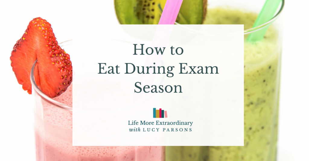 How to eat during exam season | If you're a student taking exams it's vital that you look after your health in exam season. Check out the tips in this article from wellbeing coach, Ali Hutchinson, about how to eat well, sleep well and exercise to support exam success. Click through to check out all the tips.