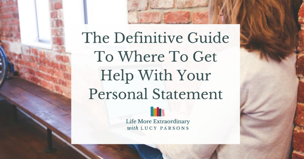 help with your personal statement