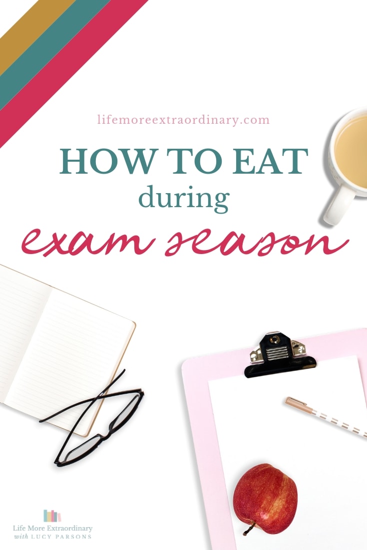 How to eat during exam season to give yourself the energy and brain power you'll need to pass your exams #exams #studytips #teens