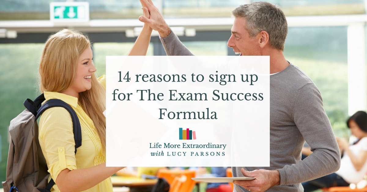 14 reasons to sign up for The Exam Success Formula