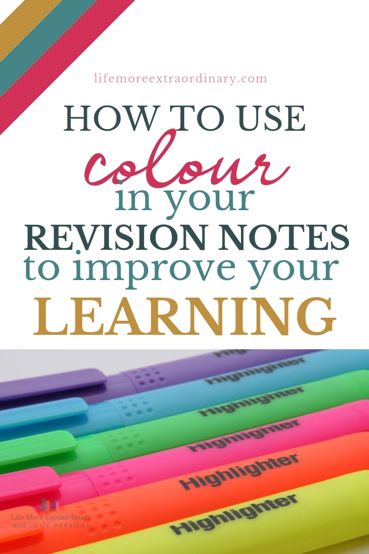 Using colour to make your revision notes can make learning and, more importantly, retaining the information easier. Here's how to do it... #studyskills #revisiontips