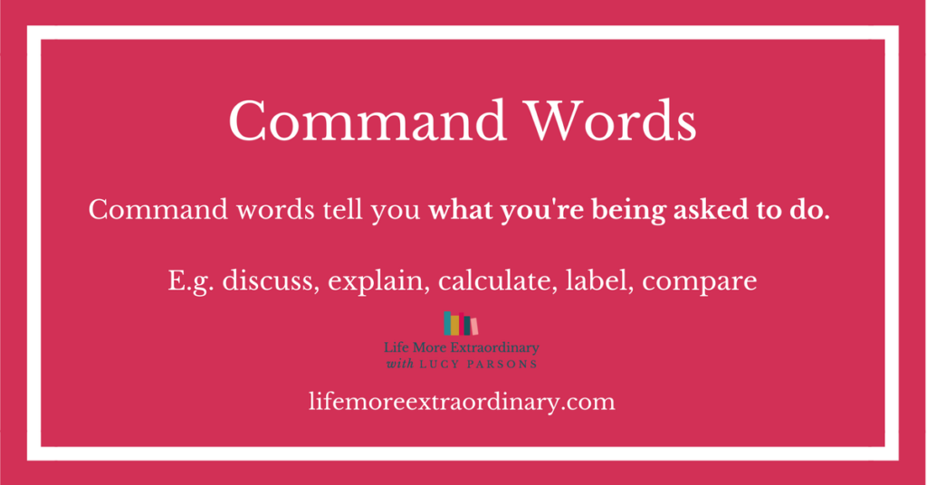 Command words
