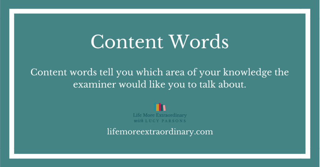 Content words