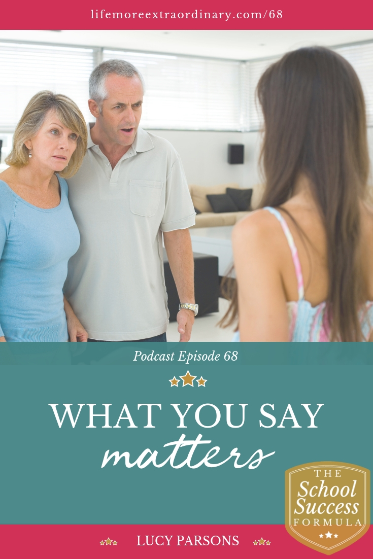 How aware are you of the effect of what you say and think? Have you noticed that what you say and how you say it can have a big impact on others, especially your children? Learn more about how to encourage your children and talk to them about studying and exams in a way that won't make them defensive #parenting #education #exams #studying